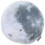 Decorative Moon Cushion Grey Pp Cotton 1pcs 6.7in 7