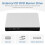 1pcs White Abs External Dvd Writer Plug Play Low Noise 3
