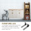 2 Sets Modern Coffee Table Legs Cabinet Support Legs Iron Cabinet Feet 7