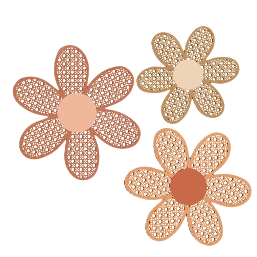 Worgeous 3 Pcs Nursery Wall Decor Wooden Daisy Miss Office Iplusmile