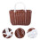 Picnic Shopping Basket Plastic Storage Basket 1set 7