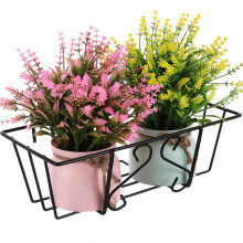 Flowerpot Holder Iron Hanging Bracket For Garden Balcony