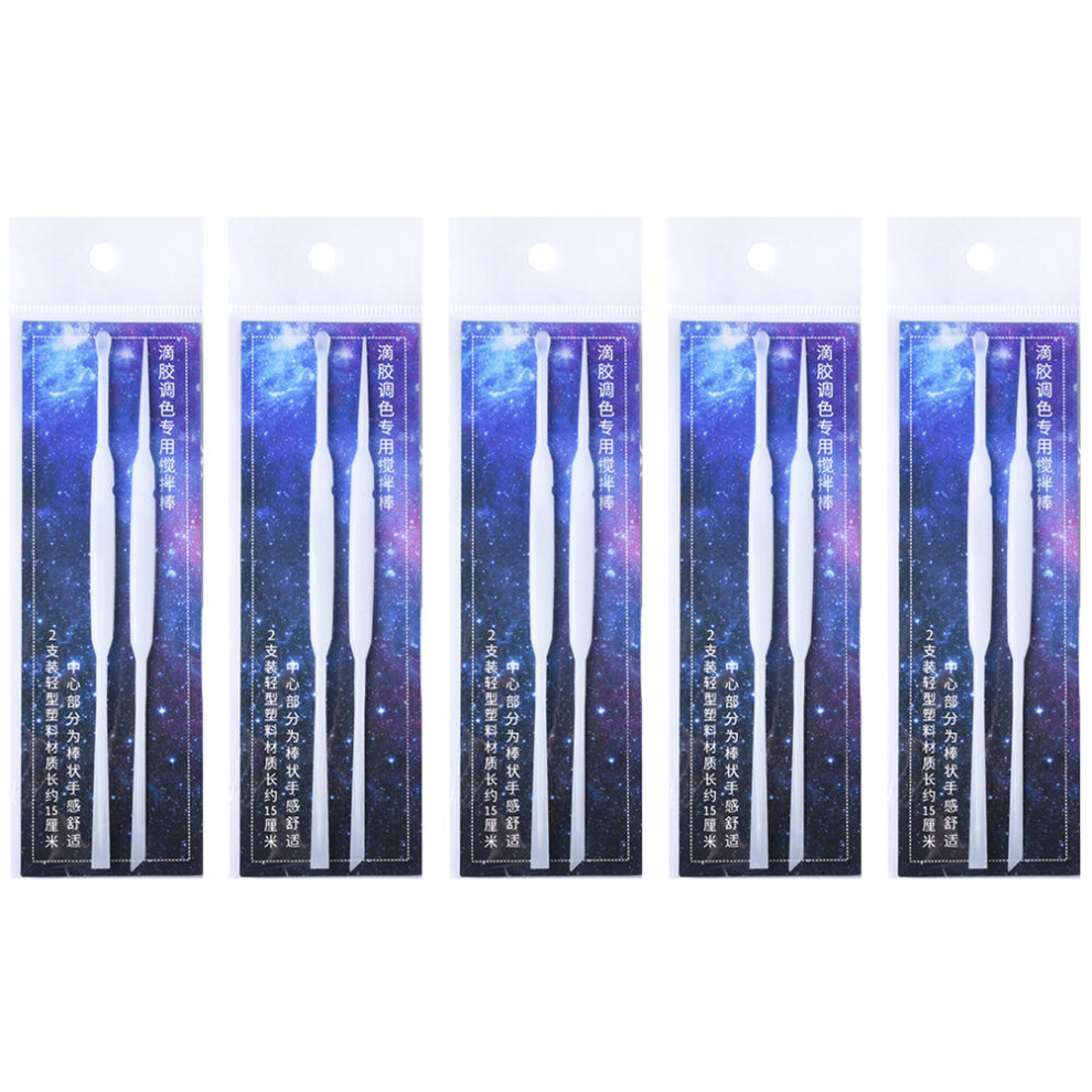 10Pcs Plastic Epoxy Resin Stir Stick Tools For Diy Projects 3161716815931