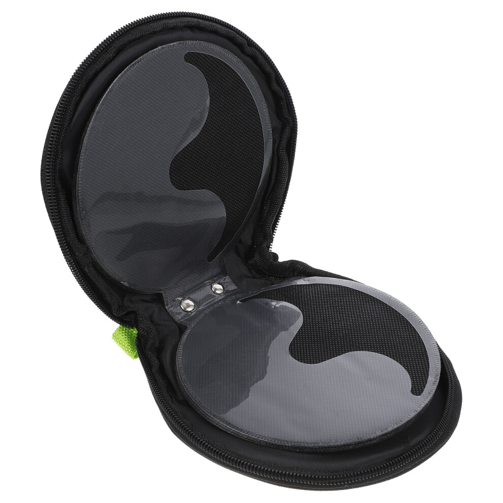 Car Cd Holder Cd Organizer Green Smooth Stitching 1set-image-OPC-PK8BWWD-NEW