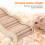 1Houten Climbingspeelgoed En Hamsters Met Golfdesign 5