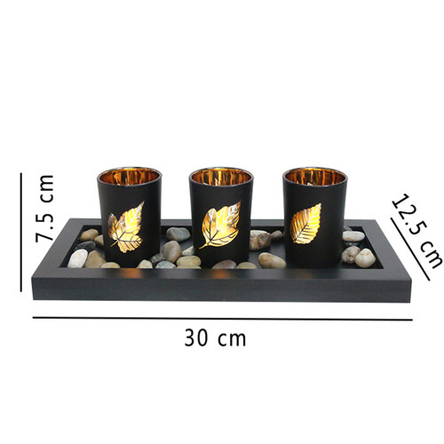 Tea Light Holders Table Decoration Candles Tabletop Ornament Glass 1