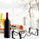 Creative Wine Stand 1pc In Black Iron For Bar Use And Home Use 11