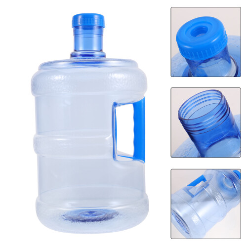 1Pc Heat-Resistant Handle Blue Plastic Bucket for Water Storage 2