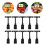 Advertisement Sign Clips Plastic Price Holder Black 10pcs 11