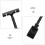 Advertisement Sign Clips Plastic Price Holder Black 10pcs 9