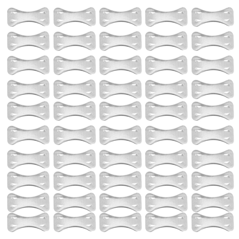 Ohphcall 100 Pcs Buckle Metal Clips For Bandages Fasteners