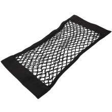 Black Car Storage Net Bags Space Saving 2pcs 21.7x9.8in