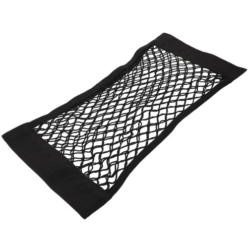 Black Car Storage Net Bags Space Saving 2pcs 21.7x9.8in