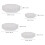 4Pcs White Polystyrene Cake Dummies Lightweight Reusable Decor Models 2