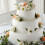 4Pcs White Polystyrene Cake Dummies Lightweight Reusable Decor Models 5