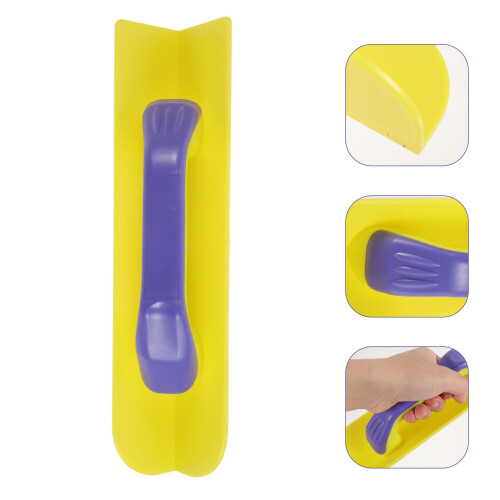 Durable Yellow Plastic Trowel For Smooth Plaster Application 1