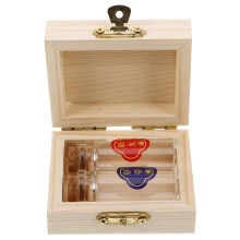 Keepsake Box Beige Hout 1 Set 3,0X2,4X1,3In