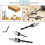 7 pcs Wood Drill Bit with Countersink Carpentry Reamers Core Drilling Chamfer Countersunk Drill Bit with Countersink and Depth Stop Countersink Drill 5