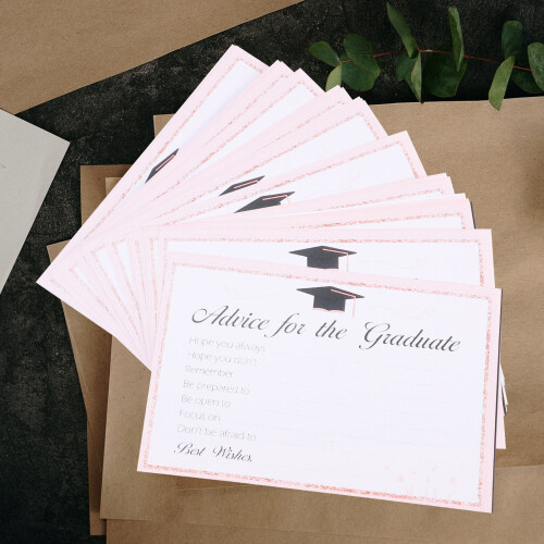 20 Pcs Mini Cards With Envelopes Graduation Decorations Themed Paper 1