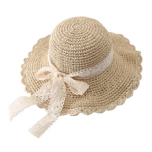Sun Protection Straw Hat Beach Ladies Women Summer Hats Woman