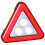 Warning Triangle For Cars Red Plastic 1pack 2