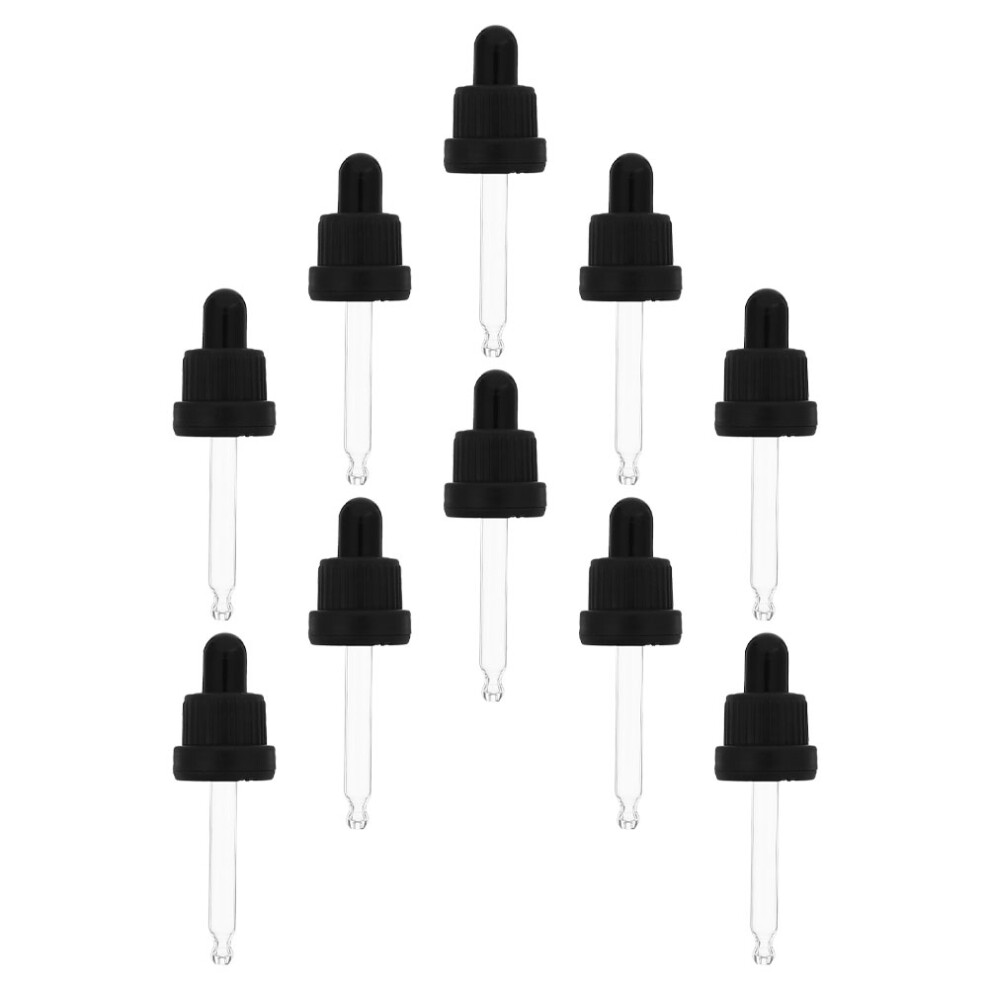 Vaguelly 10 Sets Essential Oil Pipette Dropper Bottle Cap Accessory