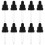 10 Sets Essential Oil Pipette Dropper Bottle Cap Accessory 3
