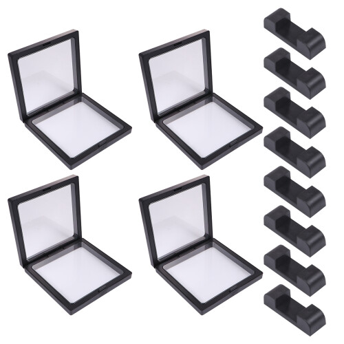 Display Box Travel Storage Case For Jewelry Clear Floating Frame