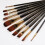 20pcs Set Student Wooden Pole Two-Color Bamboo 11
