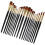 20pcs Set Student Wooden Pole Two-Color Bamboo 7