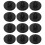 Clutch Pedal Pad Black Rubber 12pcs Set 8