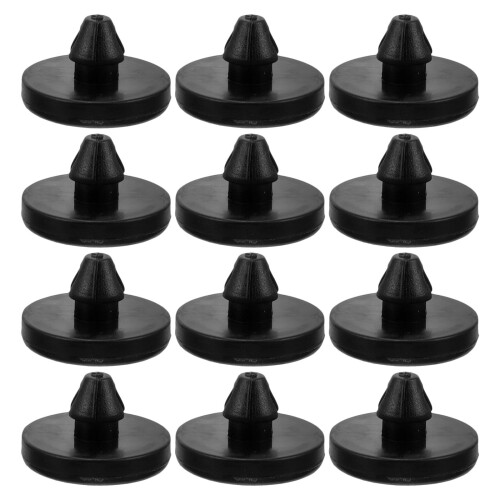 Clutch Pedal Pad Black Rubber 12pcs Set