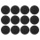 Clutch Pedal Pad Black Rubber 12pcs Set 10