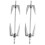 2pcs Stainless Steel Rotating Chicken Forks For Oven Roasting 1