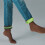 Cycling Leg Straps Adjustable Elastic Bands Green 2pcs 11