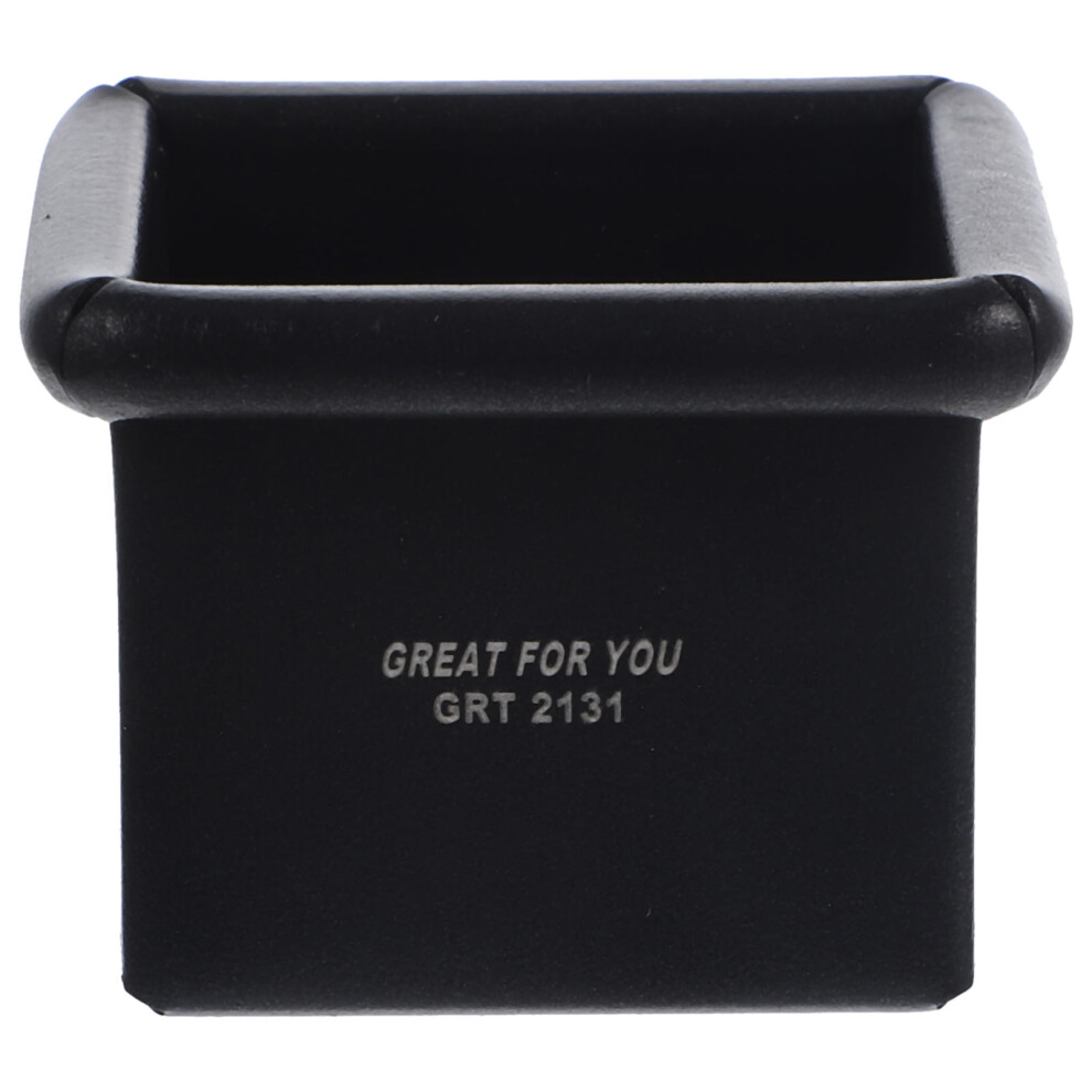 Totority Durable Aluminum Mini Toast Pan Nonstick Kitchen Bread Mold Black