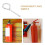 Worgeous  200 Pcs Double-Sided Door Lock Fire Extinguisher Latch 8