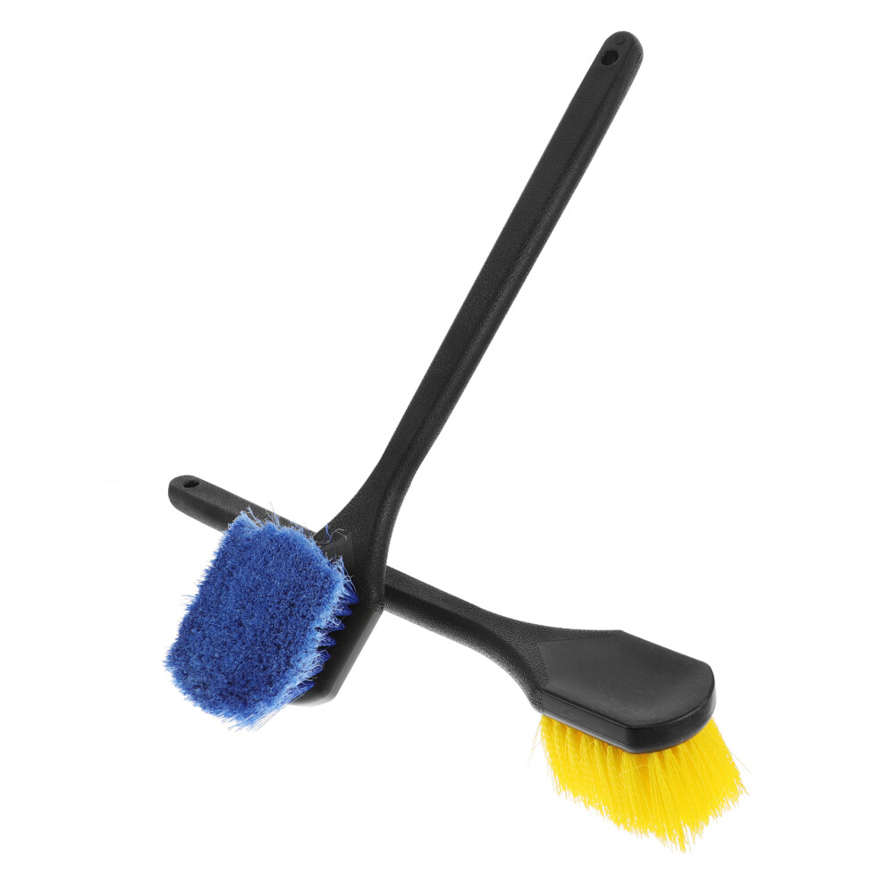 Tire Brushes For Cleaning Tires Blue 2pcs 19.7x3.5x3in-image-OPC-PK8C2XF-NEW