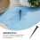 Raindrops 5pcs Solar Light Stakes Ground Spikes Replacement 5