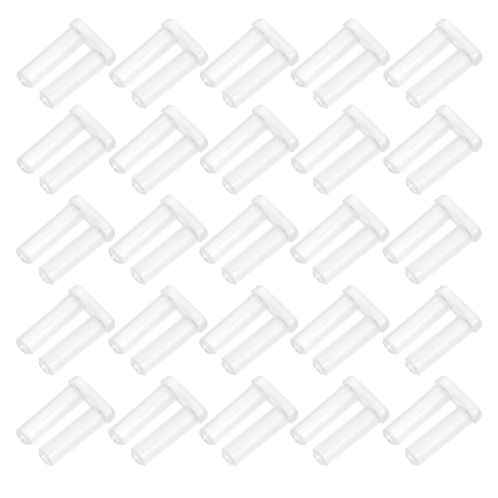 Totority 2 Packs Rimless Glasses Sleeves Plastic Bushings Eyeglasses Tools
