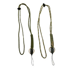 3pcs Lanyard Keychain Utility Necklace Rope Cord Wrist Strap Parachute