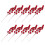 10pcs Artificial Berry Picks Red Christmas Decorations Red Berry Picks 4