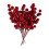 10pcs Artificial Berry Picks Red Christmas Decorations Red Berry Picks 9