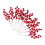 10pcs Artificial Berry Picks Red Christmas Decorations Red Berry Picks 10