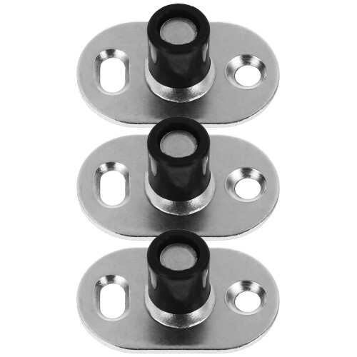 3 Pcs Sliding Door Floor Hardware Rail Cart Limiter Barn Guide