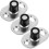 3 Pcs Sliding Door Floor Hardware Rail Cart Limiter Barn Guide 5