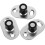 3 Pcs Sliding Door Floor Hardware Rail Cart Limiter Barn Guide 6