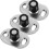 3 Pcs Sliding Door Floor Hardware Rail Cart Limiter Barn Guide 3