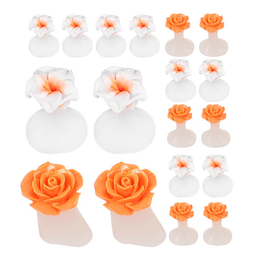 Silicone Toe Divider Set 16pcs For Nail Salon And Pedicure Tools