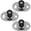 3 Pcs Sliding Door Floor Hardware Rail Cart Limiter Barn Guide 7
